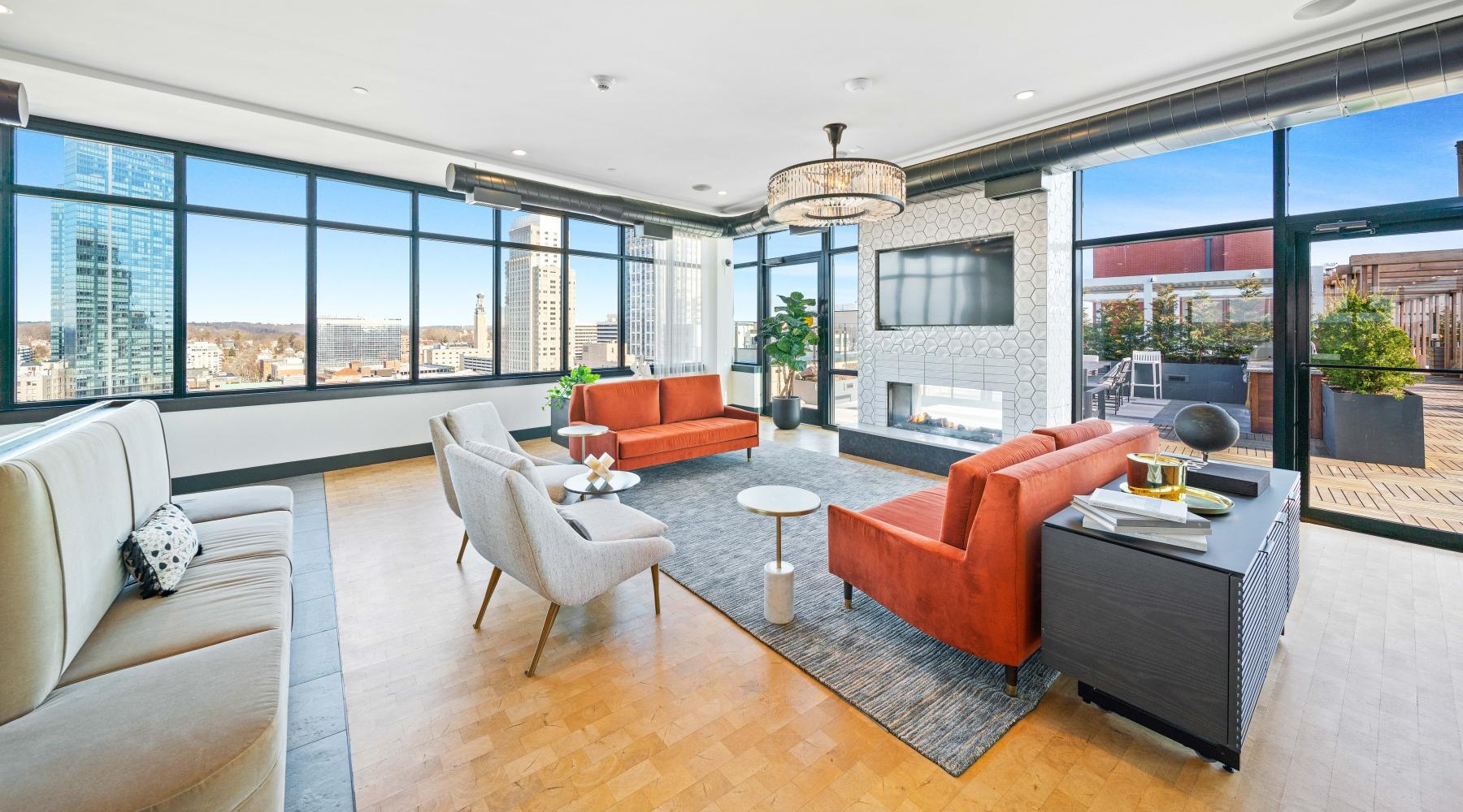 The essence of exceptional living a living room with a large window