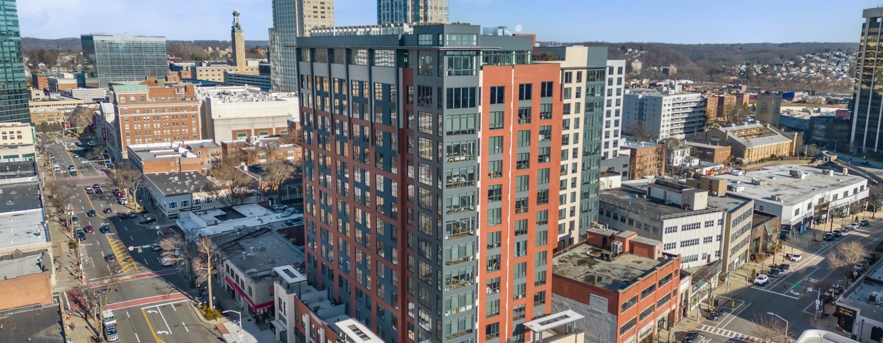 a city with many buildings